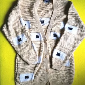 Vintage Harold's knit cardigan.